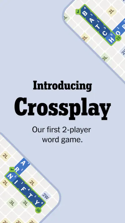 NYT Crossplay: Play and Spell screenshot 1