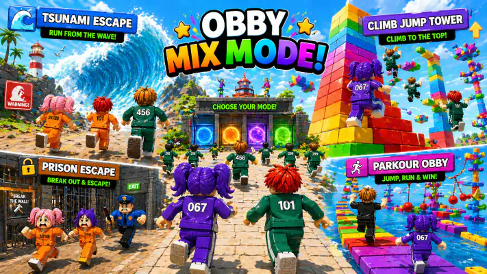 Obby World: Parkour Escape screenshot 1