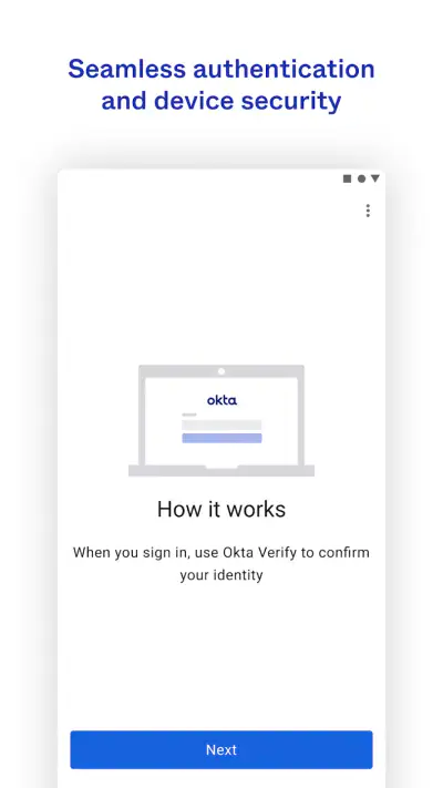Okta Verify screenshot 1