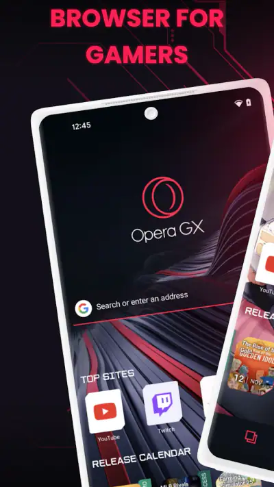 Opera GX: Gaming Browser screenshot 1