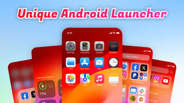 OS Launcher Theme screenshot 1