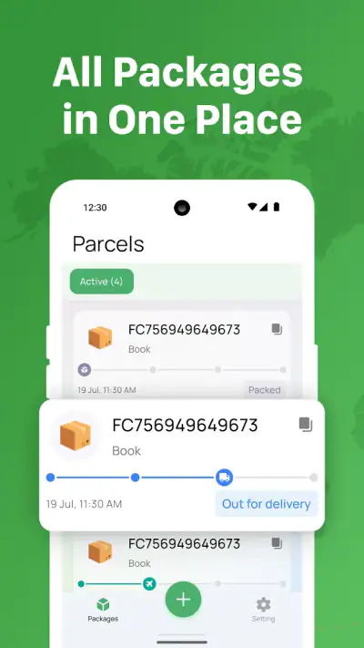 Package & Delivery Tracker screenshot 1