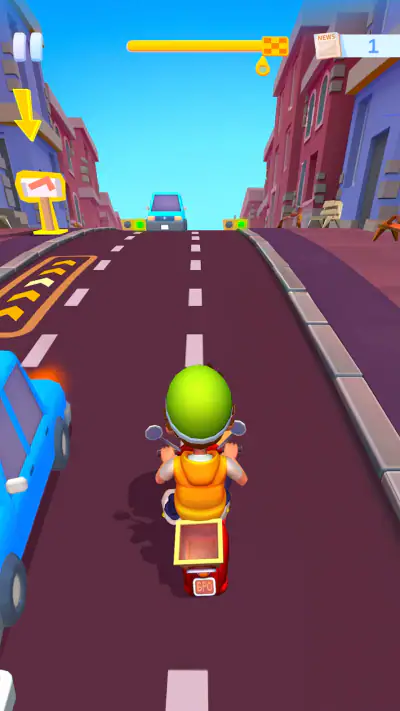 Paper Boy Race: Running game screenshot 1