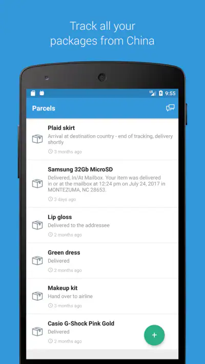 Parcels: Track Online Orders screenshot 1