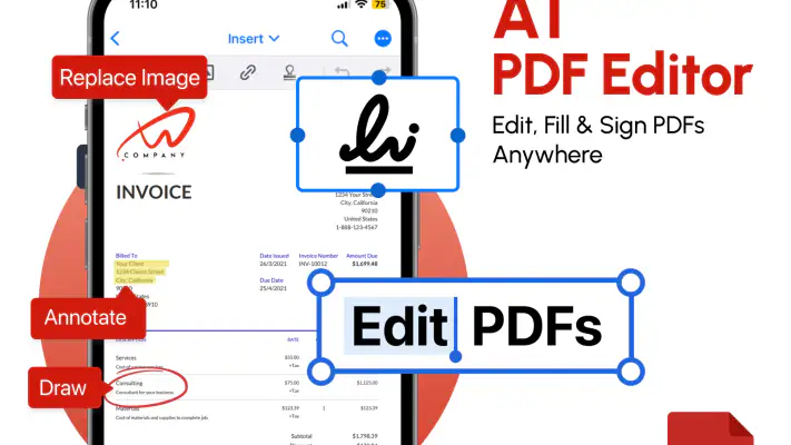 PDF Editor: Edit PDF, Sign PDF screenshot 1