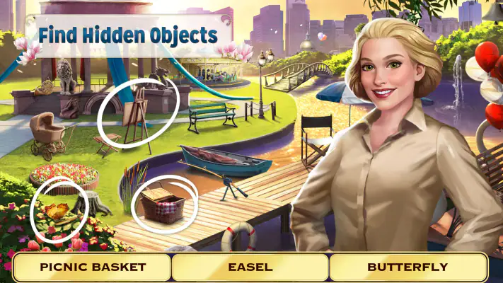Pearl's Peril - Hidden Objects screenshot 1