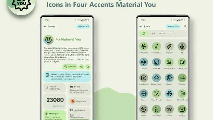 Pix Material Expressive Icons screenshot 1