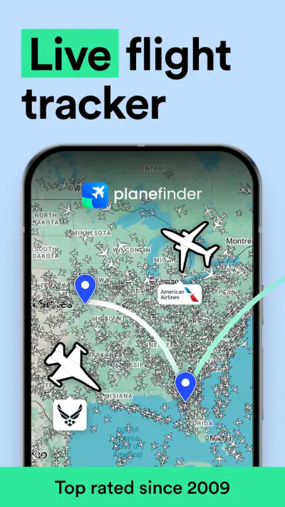 Plane Finder - Flight Tracker screenshot 1