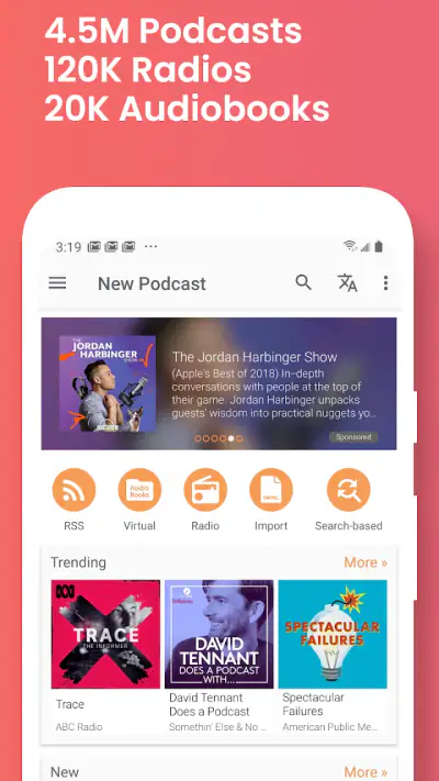 Podcast Addict: Podcast player screenshot 1