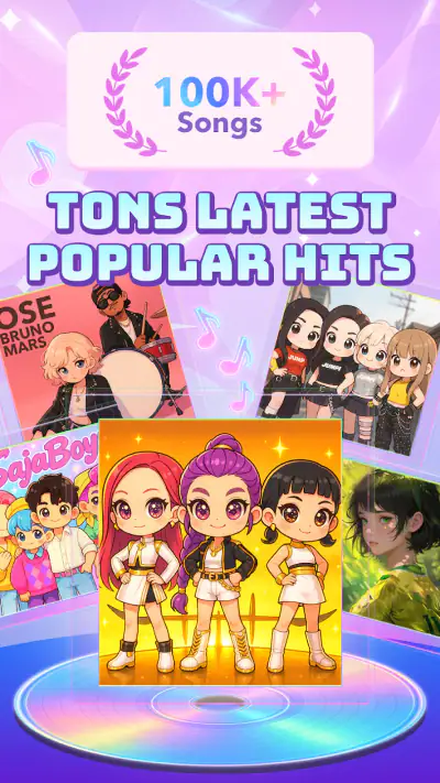 Pop Piano: Music Games screenshot 1