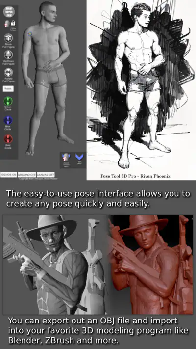 Pose Tool 3D screenshot 1