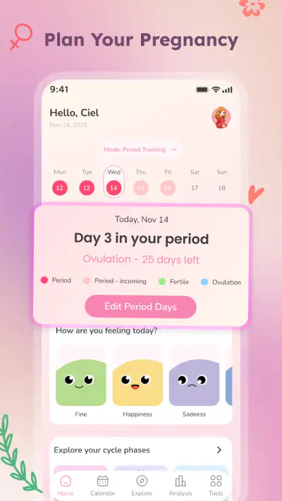 Pregnancy Tracker & Baby Diary screenshot 1