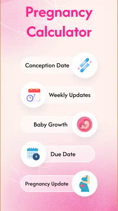 Pregnancy Tracker & Calculator screenshot 1
