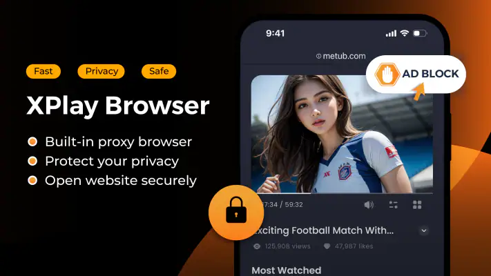 Pro Web Browser: Safe, Private screenshot 1