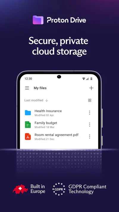 Proton Drive: Cloud Storage screenshot 1
