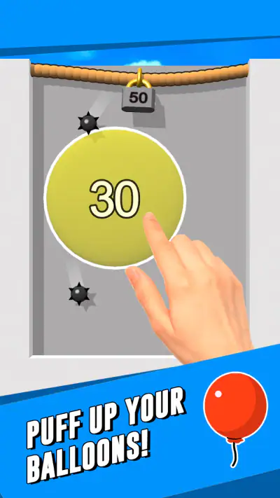 Puff Up - Balloon puzzle game screenshot 1