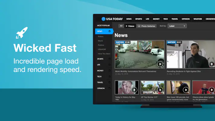 Puffin TV Browser screenshot 1