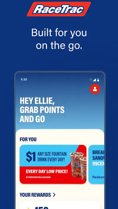 RaceTrac screenshot 1