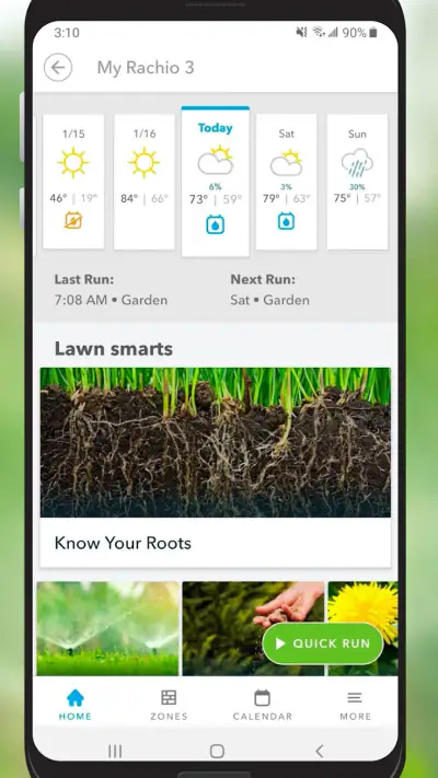 Rachio screenshot 1