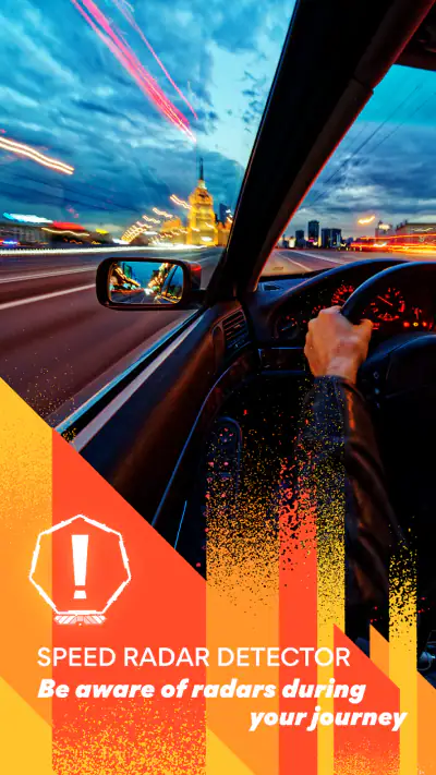 Radar, GPS & Speedometer - USA screenshot 1