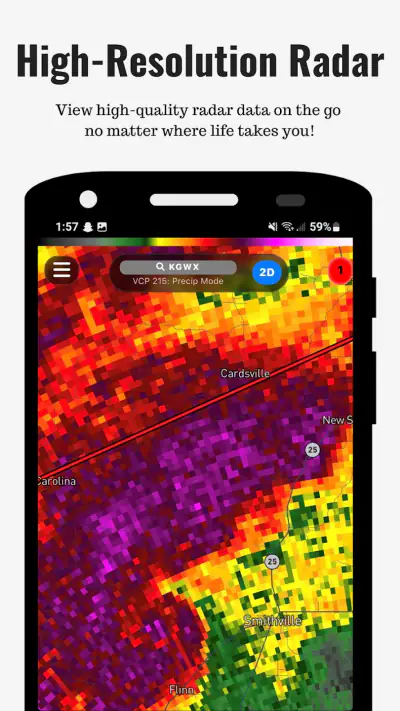RadarOmega: Doppler Radar App screenshot 1