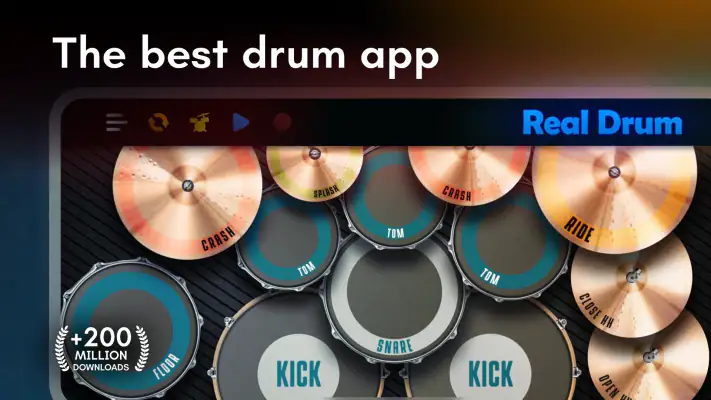 Real Drum electronic drums set screenshot 1