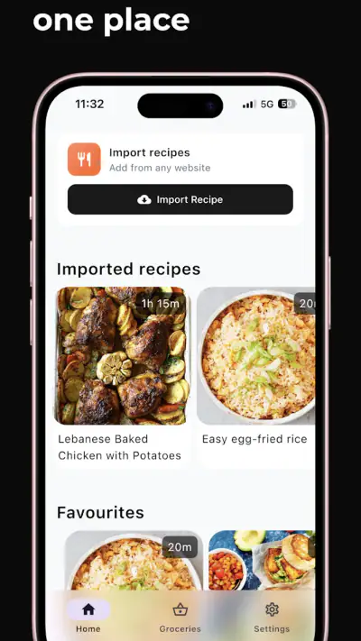 Recipe organizer: Recipe Bro screenshot 1