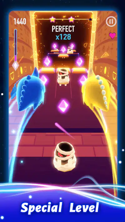 Rolling Twins: Music Ball Rush screenshot 1