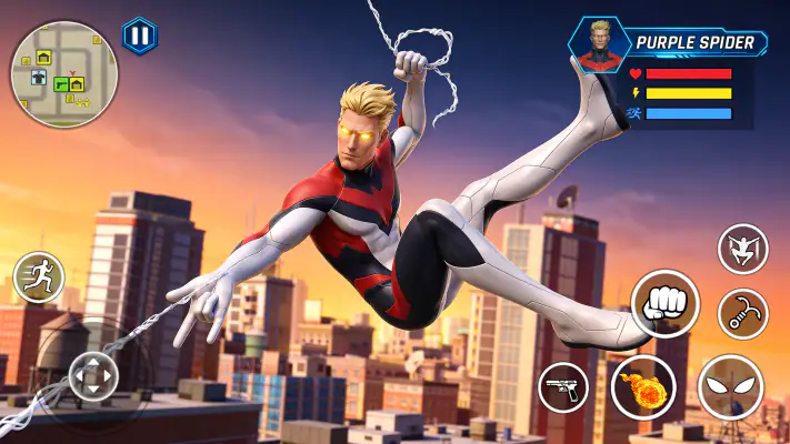 Rope Flying Hero Prime screenshot 1