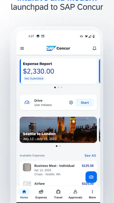 SAP Concur screenshot 1