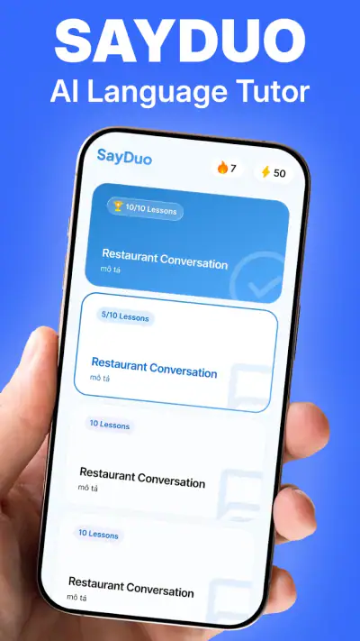 SayDuo: AI Language Learning screenshot 1