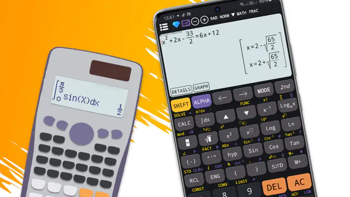 Scientific calculator plus 991 screenshot 1