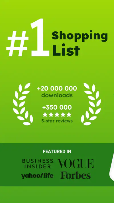 Shopping List - Listonic screenshot 1