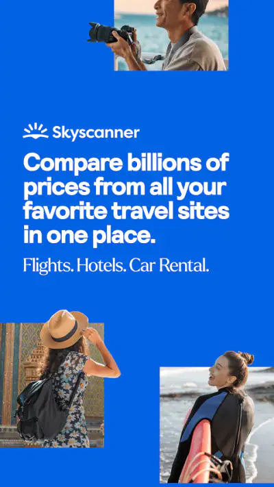 Skyscanner Flights Hotels Cars screenshot 1