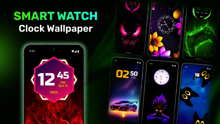 Smart Watch - Clock Wallpaper screenshot 1
