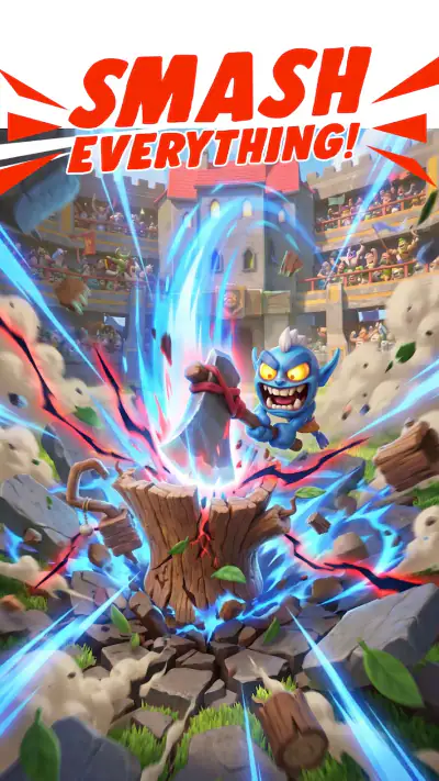 Smashing Four: PvP Hero bump screenshot 1