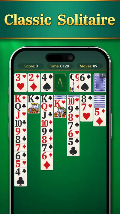 Solitaire:Classic Deluxe Cards screenshot 1