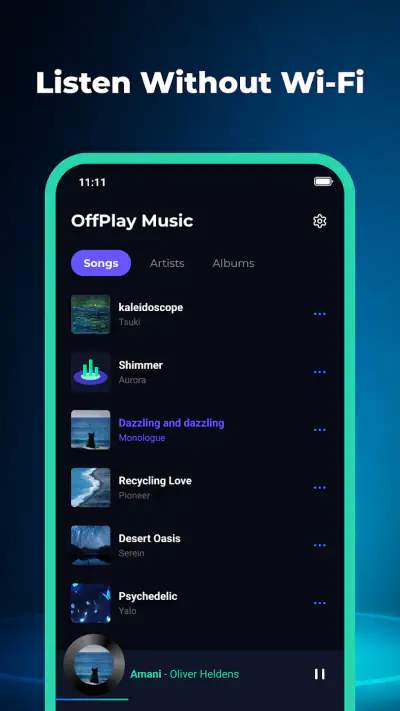 SongTrail: Offline Music screenshot 1