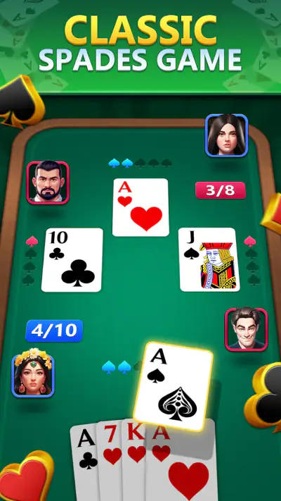 Spades: Classic Card Games screenshot 1