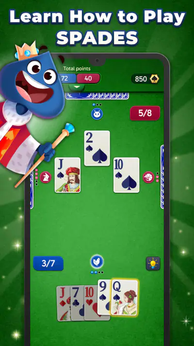 Spades Stars - Card Game screenshot 1