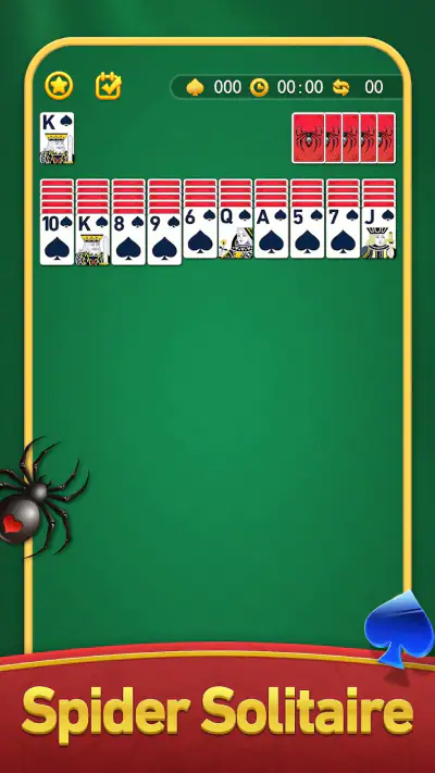 Spider Solitaire Card Game screenshot 1