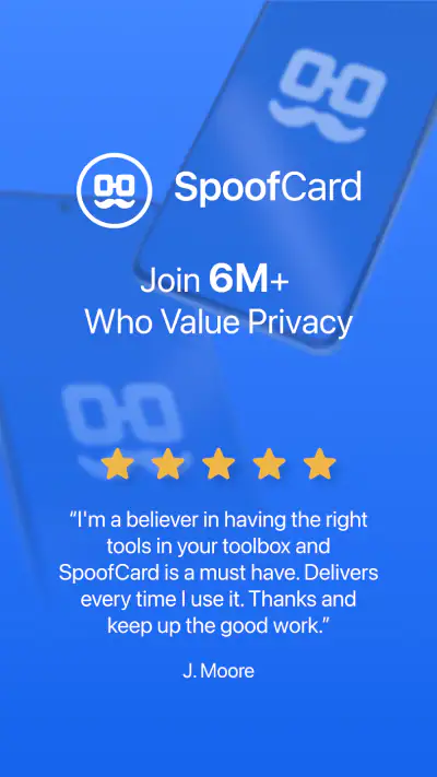 SpoofCard - Privacy Protection screenshot 1