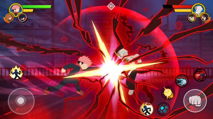 Stickman Cursed: Phantom Fight screenshot 1