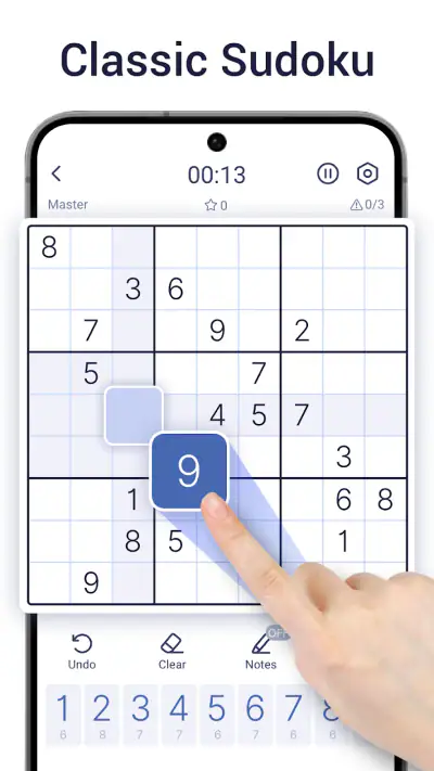 Sudoku Master! screenshot 1