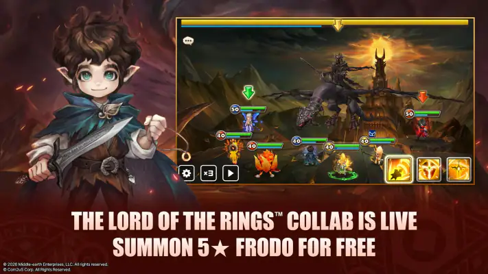 Summoners War X The LOTR screenshot 1