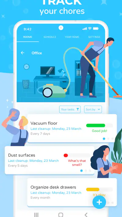 Sweepy: Home Cleaning Schedule screenshot 1