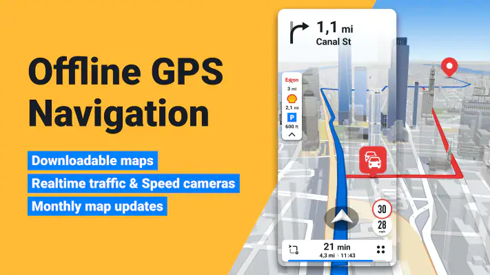Sygic GPS Navigation & Maps screenshot 1