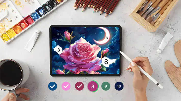 Tap Color Pro: Color By Number screenshot 1