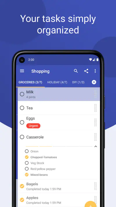 Tasks: To Do List & Reminders screenshot 1