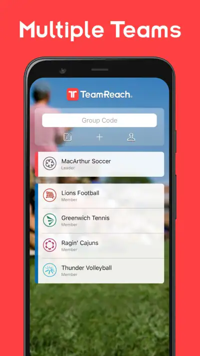 TeamReach - Your Team App screenshot 1